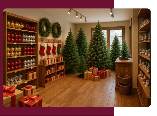 Decoração de Natal Pinheiro Mágico